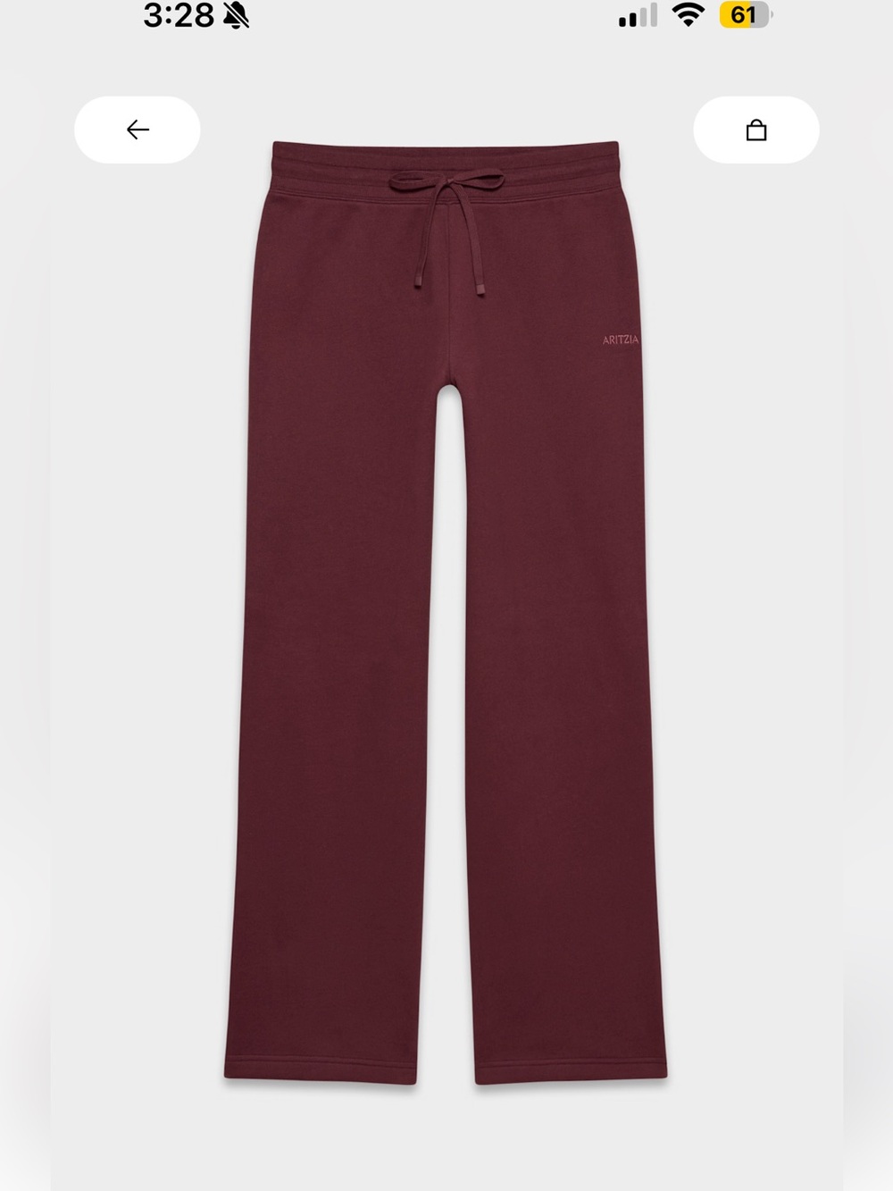 Aritzia sweatfleece pants